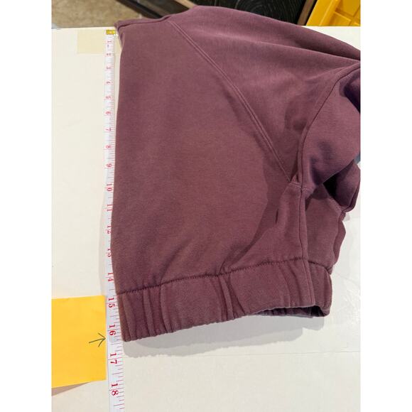 Aeropostale Cropped Hoodie Small | Burgundy Loungecore Streetwear - Picture 5 of 6